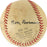 Gil Hodges & Don Drysdale Signed Baseball JSA COA