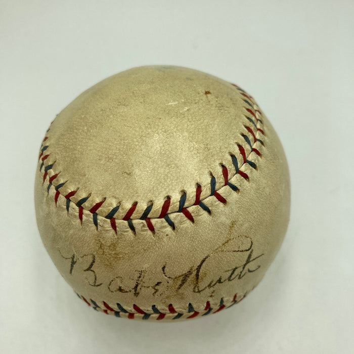 Beautiful Babe Ruth & Lou Gehrig 1925 Signed American League Baseball JSA COA