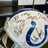 2005 Indianapolis Colts Team Signed Authentic Helmet Peyton Manning JSA COA