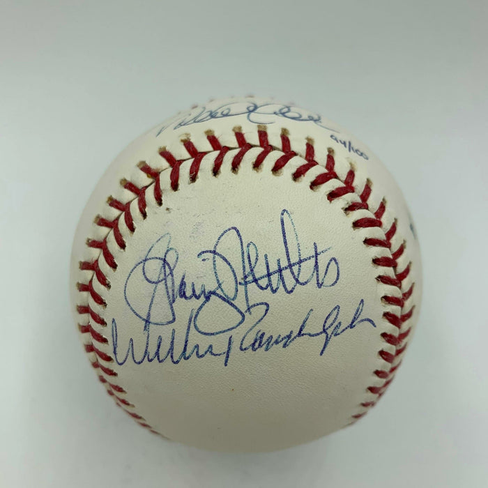 Rare Derek Jeter & Don Mattingly Yankees Living Captains Signed Baseball Steiner