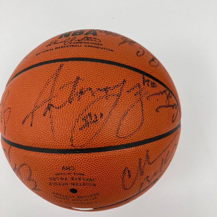 1994-1995 Phoenix Suns Team Signed Game Basketball Charles Barkley JSA COA