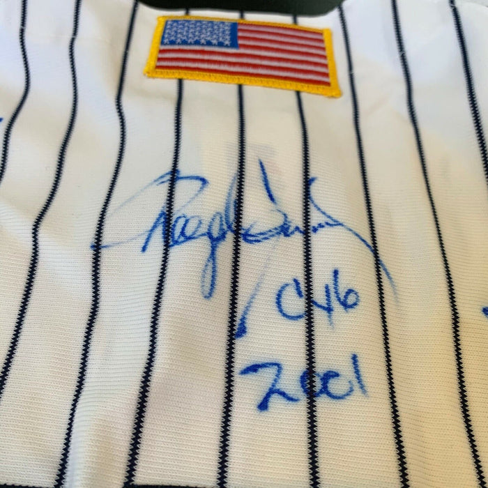 Beautiful New York Yankees Cy Young Winners Signed Jersey Whitey Ford JSA #8/14