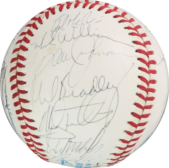 1990 Baltimore Orioles Team Signed Baseball Cal Ripken Jr Frank Robinson PSA JSA