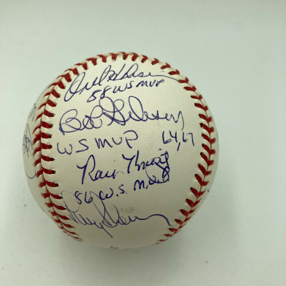 RARE World Series MVP's Multi Signed Baseball 16 Sigs With JSA COA