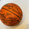 Chuck Cooper Boston Celtics HOF Legends Signed Basketball 28 Sigs PSA DNA Rare!