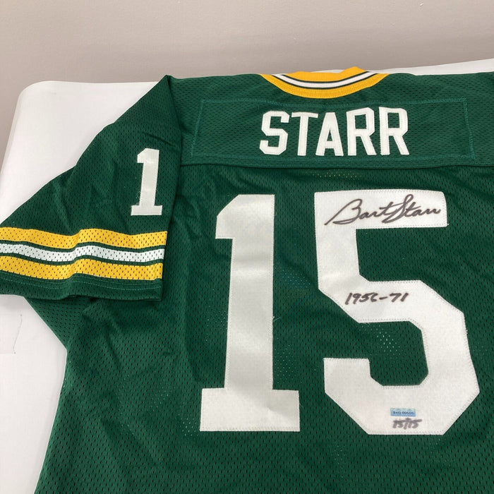 Bart Starr "1956-1971" Signed Green Bay Packers Jersey UDA Upper Deck COA 15/15