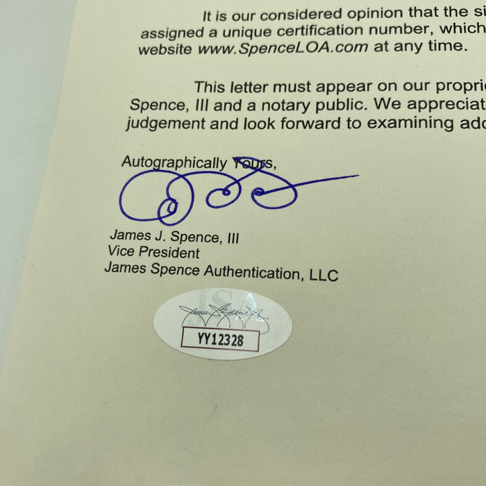 1968 All Star Game Team Signed Baseball With Mickey Mantle JSA COA