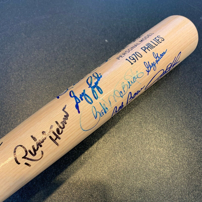 1970 Philadelphia Phillies Team Signed Rawlings Big Stick Baseball Bat JSA COA
