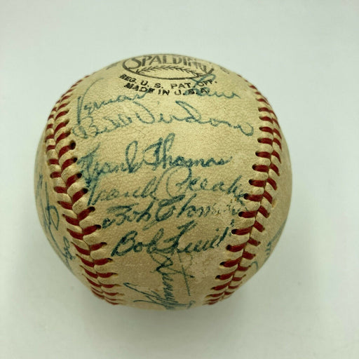 Beautiful Roberto Clemente 1958 Pittsburgh Pirates Team Signed Baseball JSA COA