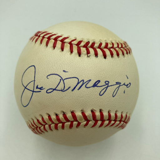 Beautiful Joe Dimaggio Signed American League Baseball JSA Graded MINT 9