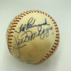 Joe Dimaggio Willie Mays Stan Musial Casey Stengel Multi Signed Baseball JSA COA