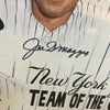Joe Dimaggio New York Yankees Team Of The Century Signed 23x29 Litho Photo JSA