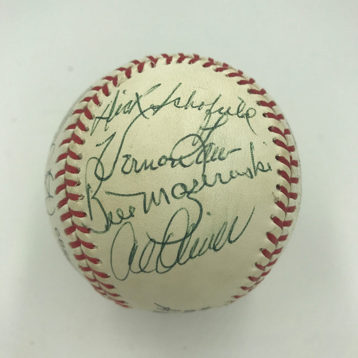 1887-1987 Pittsburgh Pirates Centennial Game Used Signed Baseball 17 Signatures