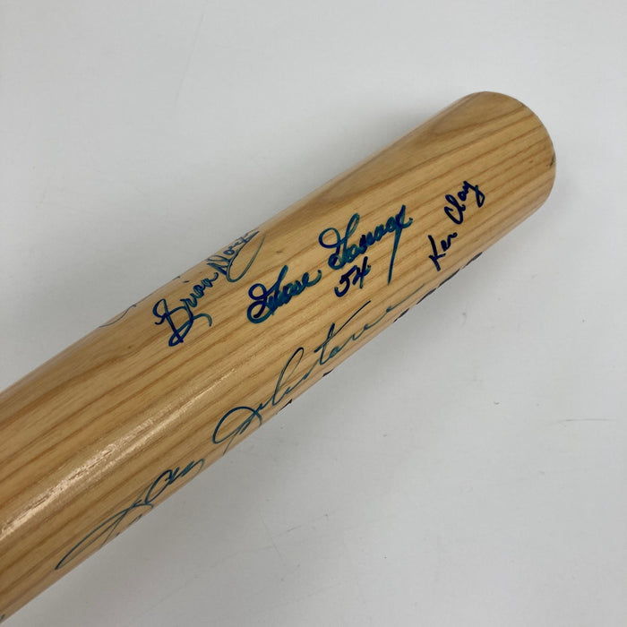 1978 New York Yankees World Series Champs Team Signed Baseball Bat PSA DNA COA