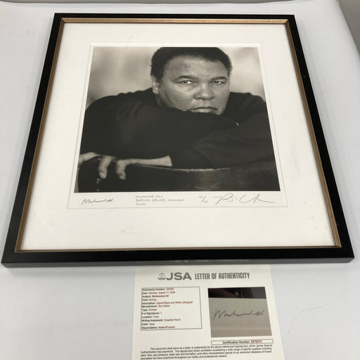 Muhammad Ali Signed 2002 The ESPY Collection #23/25 Original Photo JSA COA