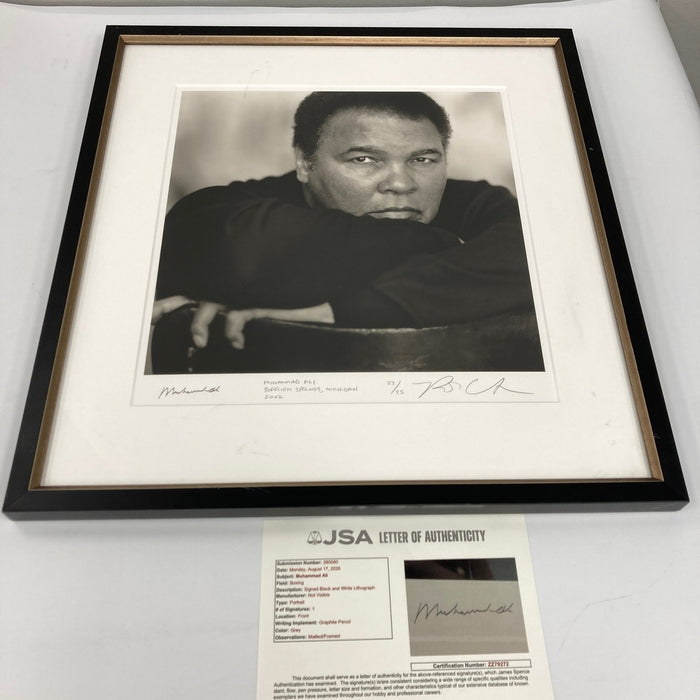 Muhammad Ali Signed 2002 The ESPY Collection #23/25 Original Photo JSA COA
