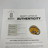 Bart Starr Brett Favre & Aaron Rodgers Signed Green Bay Packers Helmet Beckett