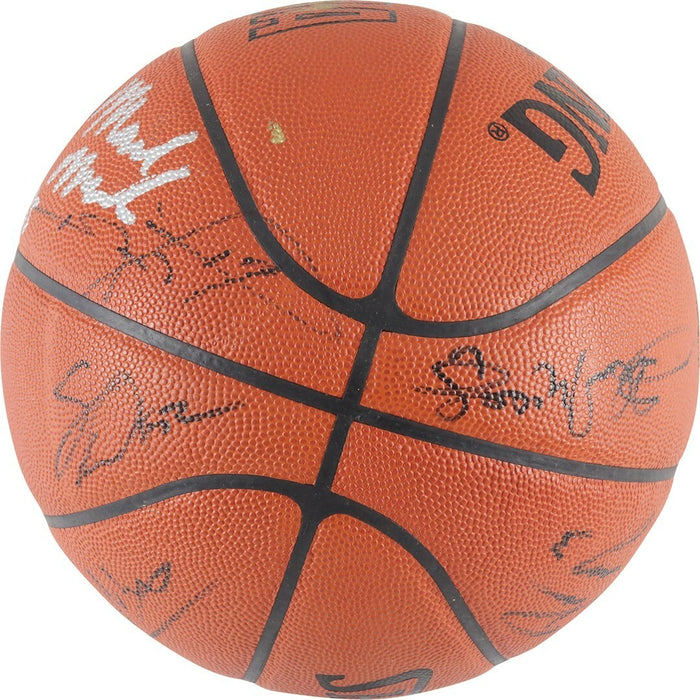 Kobe Bryant  2001  Los Angeles Lakers NBA Champs Team Signed 9/11 Basketball JSA