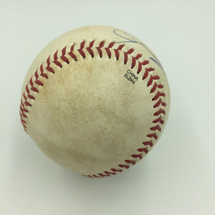 Gleyber Torres Pre Rookie Signed Game Used Minor League Baseball Yankees JSA