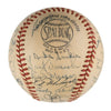 Jackie Robinson Sweet Spot 1951 Brooklyn Dodgers Team Signed Baseball Beckett