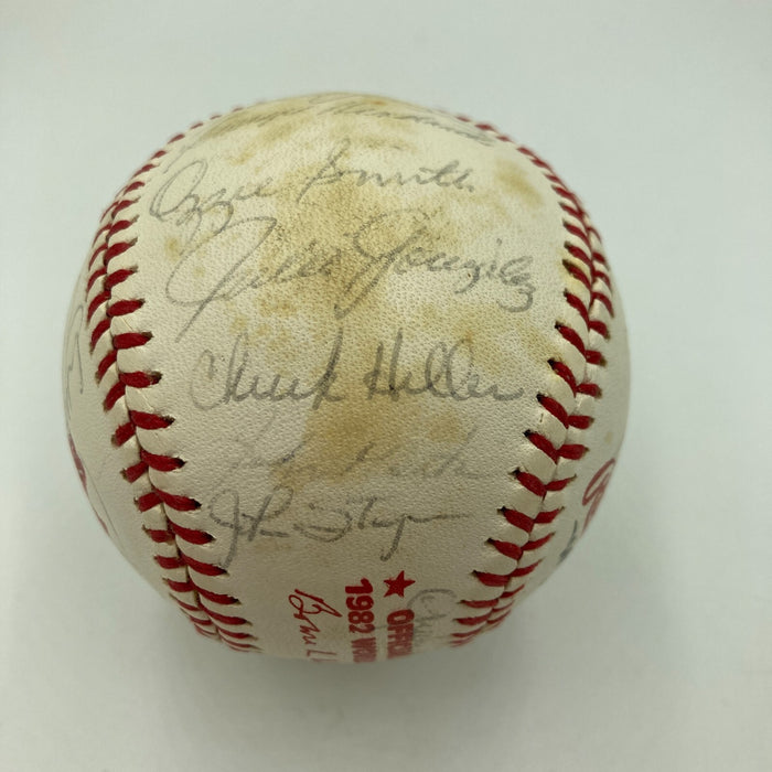 1982 St. Louis Cardinals World Series Champs Team Signed Baseball PSA DNA