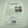 Beautiful Mickey Mantle Signed American League Baseball PSA DNA Graded MINT 9