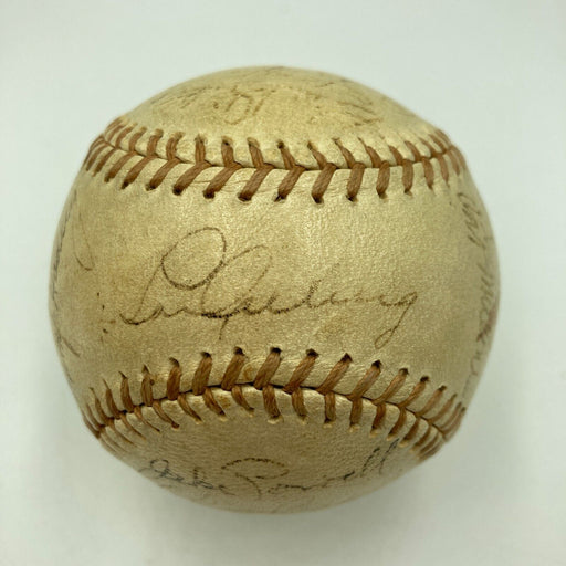 Lou Gehrig 1936 New York Yankees World Series Champs Team Signed Baseball PSA