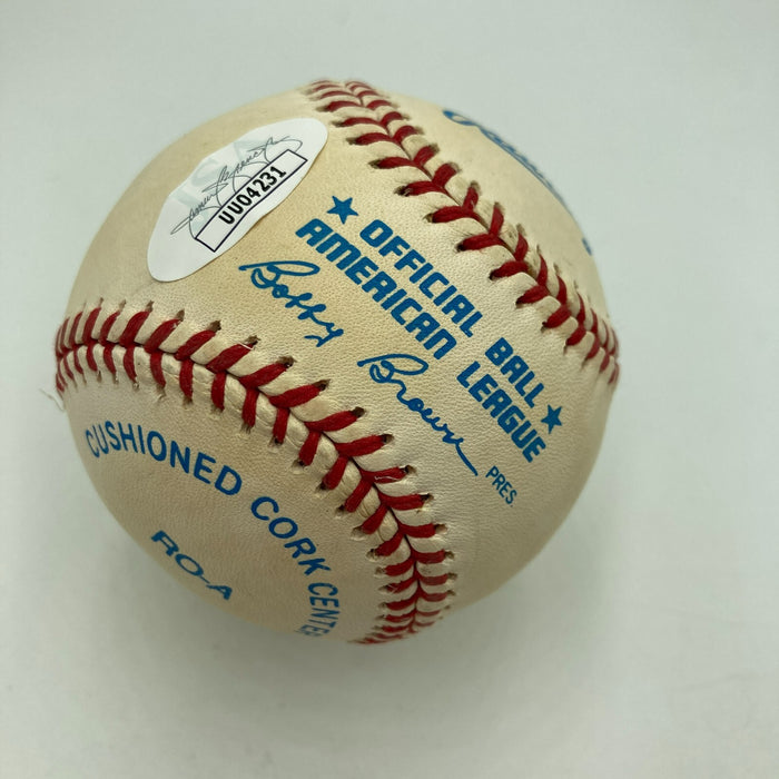 Nolan Ryan Signed Official American League Baseball JSA COA