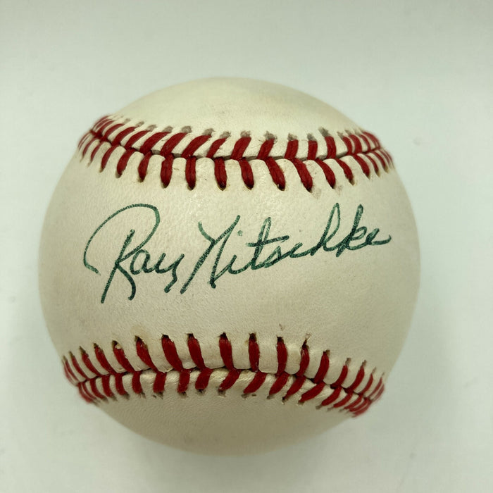 Ray Nitschke Signed Autographed Official National League Baseball JSA COA
