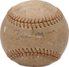 Honus Wagner Sweet Spot Signed Baseball With Paul Waner Dizzy Dean PSA DNA COA