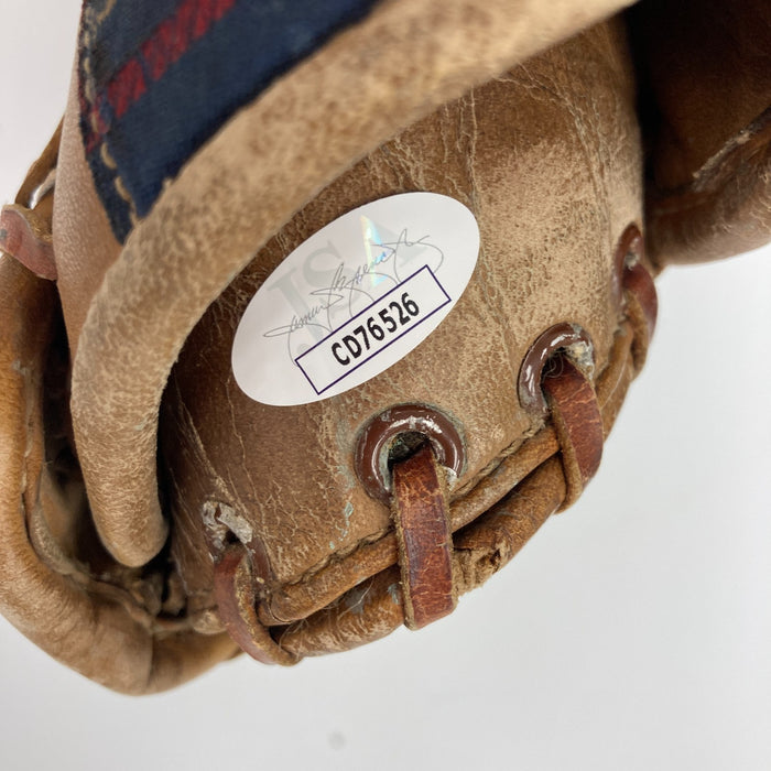 Bob Gibson Signed Vintage Spalding Game Model Baseball Glove JSA COA