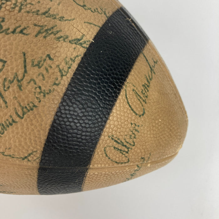 1959 NFL Pro Bowl Multi Signed Football 50 Sigs Johnny Unitas JSA COA RARE