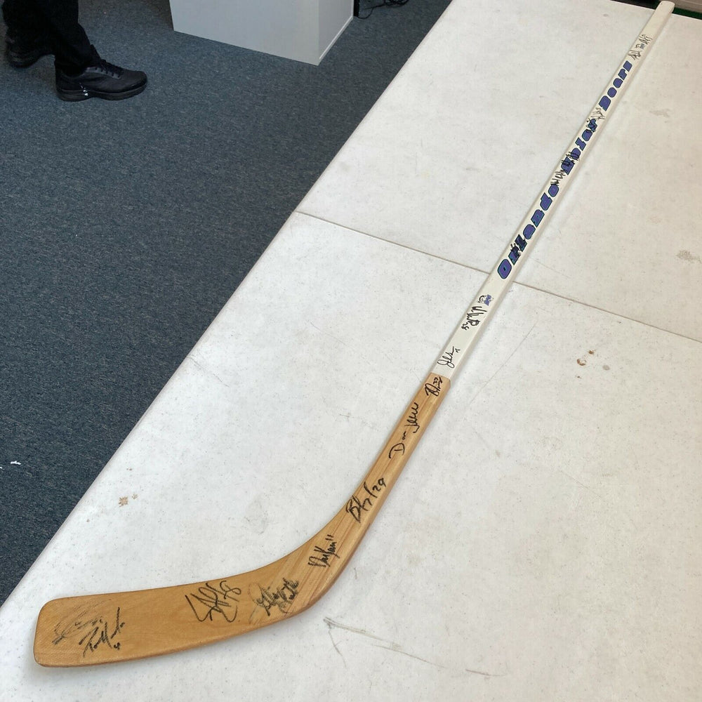 Orlando Solar Bears Team Signed Game Issued Hockey Stick