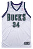 Ray Allen Game Used Team Issued Signed 1999 Milwaukee Bucks Jersey PSA & MEARS