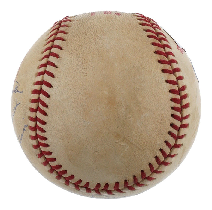 1978 New York Yankees Signed World Series Game Used Baseball MEARS & Beckett