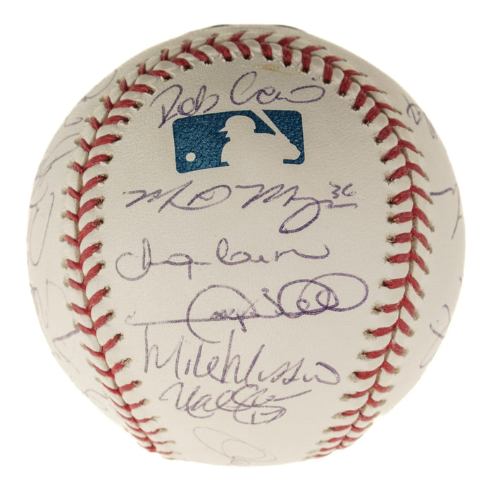 2006 NY Yankees Team Signed Baseball Derek Jeter Rivera Arod Steiner COA