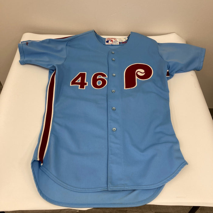Kevin Gross Game Used Philadelphia Phillies Jersey Uniform MEARS A10