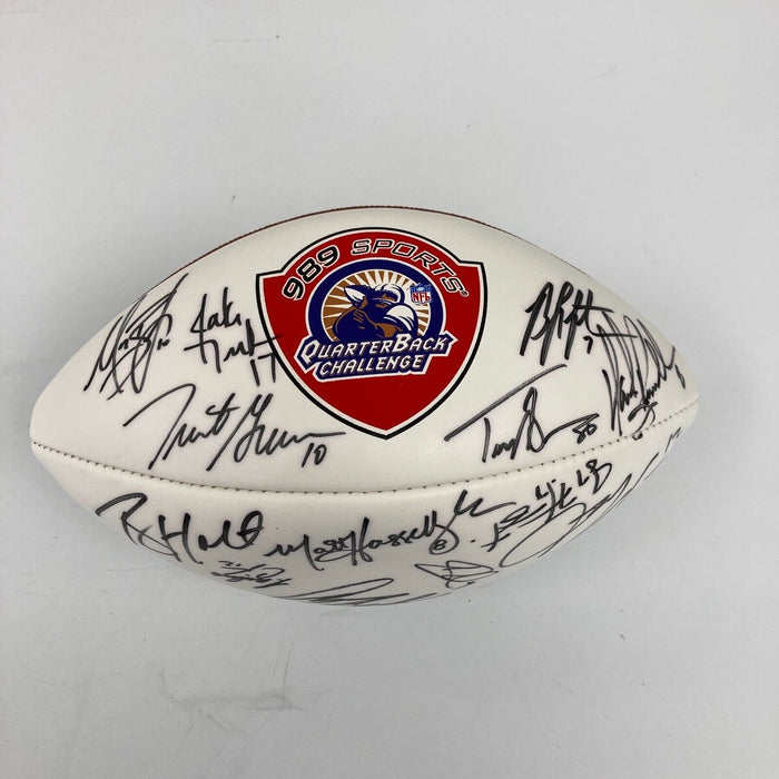 2004 989 Sports Quarterback Challenge Multi Signed Football 11 Sigs JSA COA