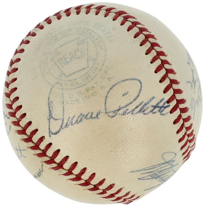 Satchel Paige 1953 St. Louis Browns Team Signed Baseball Beckett COA