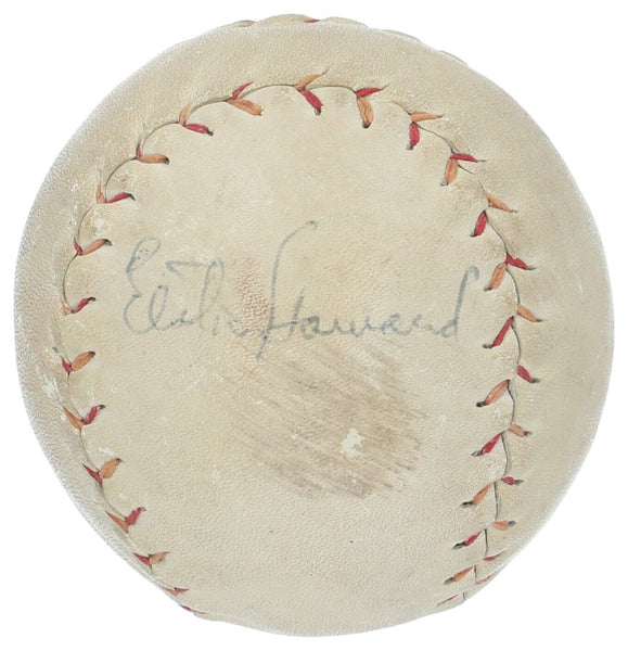 Elston Howard Single Signed 1960's Baseball JSA COA