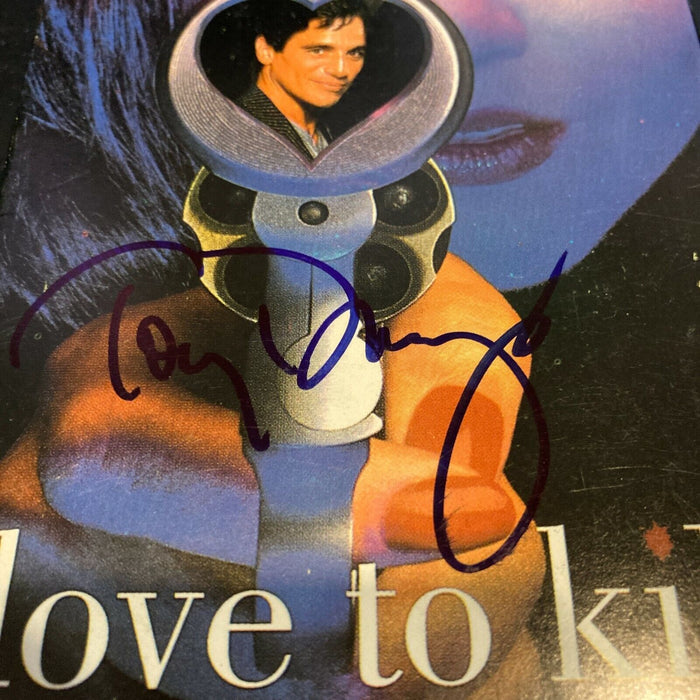 Tony Danza Signed Autographed Love To Kill VHS Movie With JSA COA