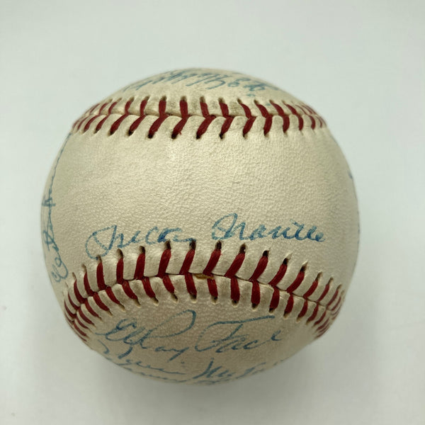 Mickey Mantle Willie Mays Hank Aaron 1960's HOF Multi Signed Baseball JSA COA