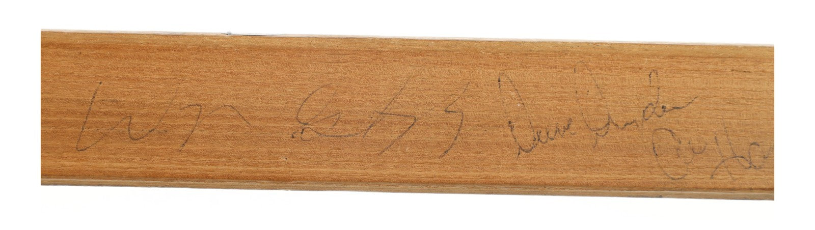 1978-79 Edmonton Oilers Team Signed Hockey Stick Wayne Gretzky Rookie Era BAS