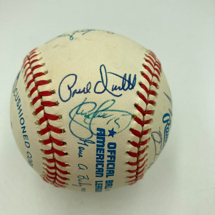 1997 Toronto Blue Jays Team Signed American League Baseball Roger Clemens