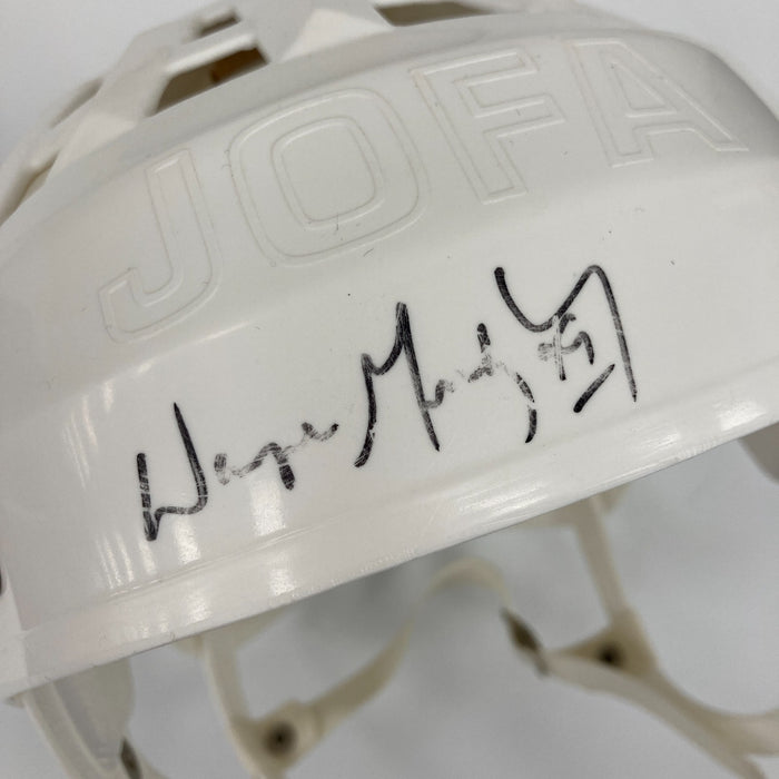Wayne Gretzky Signed NHL Jofa Hockey Helmet JSA COA
