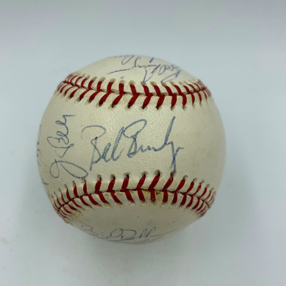 RARE 2001 Arizona Diamondbacks World Series Champs Team Signed Baseball JSA COA