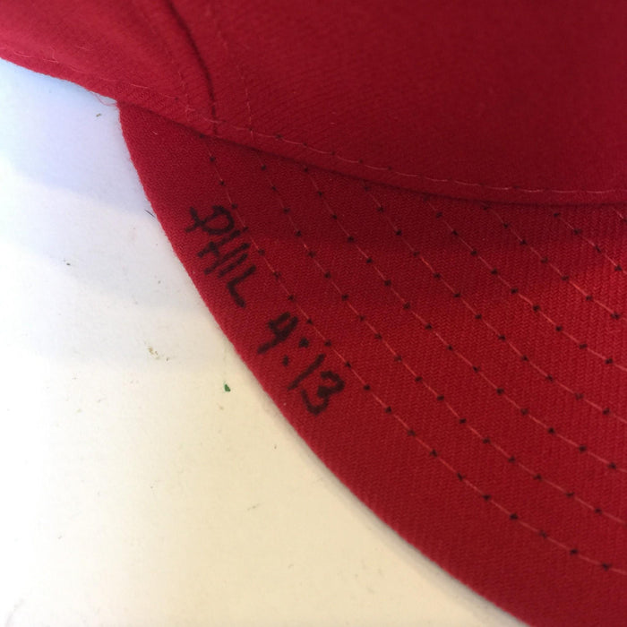 Aaron Hicks Rookie 2010 Signed Game Worn All Star Game Hat Cap JSA COA Yankees