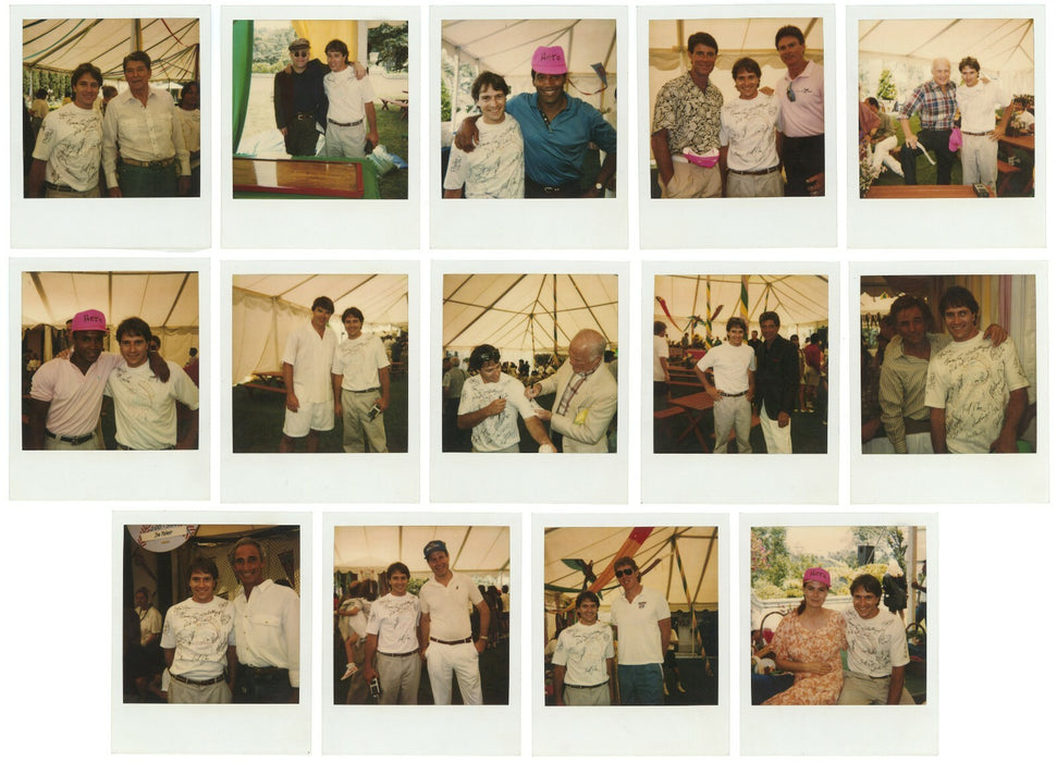 Extraordinary Celebrity Signed T-Shirt 50 Sigs John Glenn Buzz Aldrin Koufax JSA