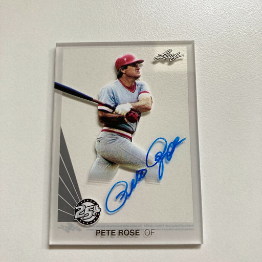 2015 Leaf Pete Rose Auto Signed Autographed Baseball Card