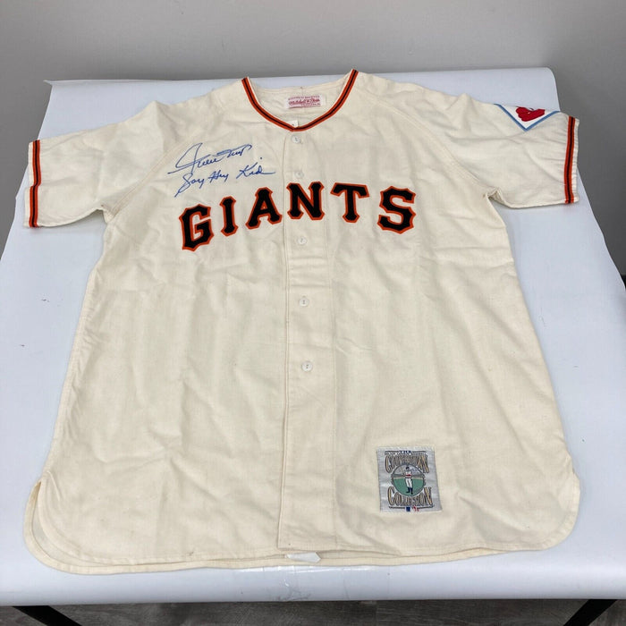 Willie Mays "Say Hey Kid" Signed Inscribed Authentic 1951 Giants Jersey Beckett